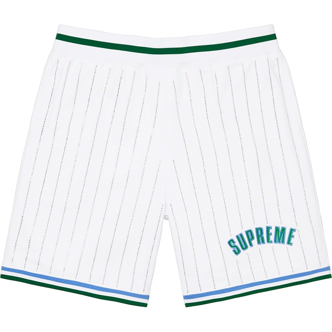 Rhinestone Stripe Basketball Short view 8